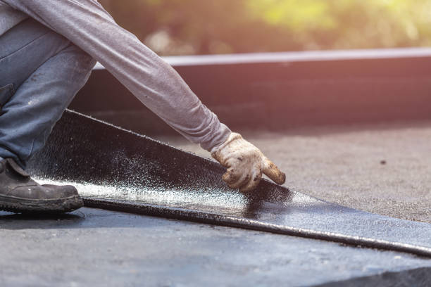 Professional Waterproofing technician working in Richmond, IN